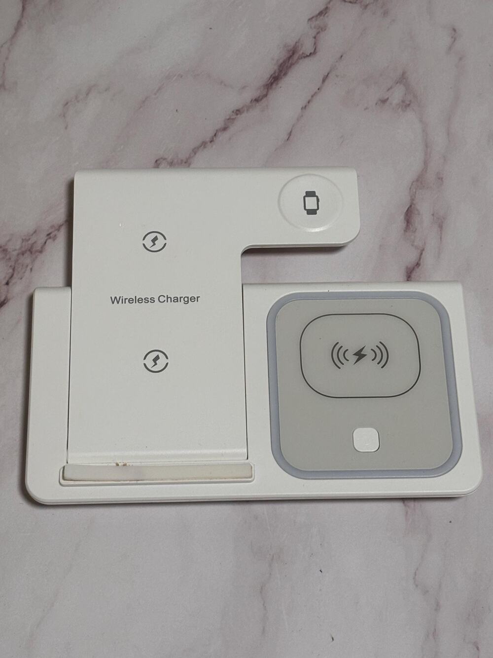Wireless Charging Station 3 In 1 forApple Watch Air Pod iPhone white